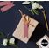 Etiquetas de Papel para Lembrancinhas 'Feliz Aniversário' com Folha Metalizada para Pendurar - Inkdotpot 50 Etiquetas Metalizadas / Rosa - Ouro Rosé