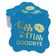 Etiquetas Penduradas "Kiss The Miss Goodbye" para Lembrancinha de Chá de Despedida de Solteira, Formato de Colchete, Metalizadas - Inkdotpot 50 Etiquetas Metalizadas / Azul - Dourado