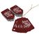Etiquetas Pendentes de Papel para Lembrancinhas de Natal 'Merry and Bright' com Foil para Artesanato - Inkdotpot 50 Etiquetas Metalizadas / Vermelho - Prata