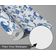 Papel de Parede Trepadeira Floral Estilo Asiático Autoadesivo, Revestimento Decorativo DIY Fácil para Quarto e Sala - Azul - S4Sassy 63,5 cm (L) × 152,4 cm (C) / Azul - Vinil Texturizado