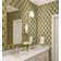 Papel de Parede Vinílico Liso Autoadesivo Estampa Paisley em Bloco, Estilo Asiático, Aplicação Fácil Para Quarto e Sala - Verde - S4Sassy 63,5 cm (L) × 609,6 cm (C) / Verde - Vinil Liso