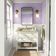 Papel de Parede Vinílico Autoadesivo (Papel Contact) Impermeável Roxo, Estampa de Folhas Pequenas, Removível para Quartos e Salas - S4Sassy 63,5 cm (L) × 304,8 cm (C) / Roxo - Vinil Liso