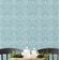 Revestimento Vinílico Autoadesivo Removível Leque Floral Art Déco - Mural Moderno Verde para Quarto, Banheiro, Lavanderia, Closet - S4Sassy 63,5 cm (L) × 914,4 cm (C) / Verde - Vinil Texturizado