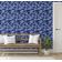 Papel de Parede Autoadesivo Removível Folhas de Outono, Mural Instantâneo Roxo para Quarto Banheiro Lavanderia Closet - S4Sassy 63,5 cm (L) × 914,4 cm (C) / Roxo - Vinil Liso