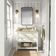 Adesivo de Parede em Vinil Removível, Estampa Geométrica Pincelada, Mural Moderno Cinza para Quarto Banheiro Lavanderia Closet - S4Sassy 63,5 cm (L) × 914,4 cm (C) / Cinza - Vinil Liso