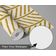 Papel de Parede Autoadesivo de Vinil Removível Estampa Geométrica com Costura Amarelo para Quarto, Banheiro, Lavanderia, Closet - S4Sassy 63,5 cm (L) × 914,4 cm (C) / Amarelo - Vinil Liso