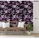Papel de Parede Autoadesivo Removível Pétalas Douradas, Mural Roxo Instantâneo para Quarto, Banheiro, Lavanderia e Closet - S4Sassy 63,5 cm (L) × 304,8 cm (C) / Roxo - Vinil Liso