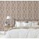Papel de Parede Vinílico Autoadesivo Estampa Blossom Bloom, Mural Estilo Asiático para Banheiro, Lavanderia e Closet - S4Sassy 63,5 cm (L) × 304,8 cm (C) / Marrom - Vinil Liso