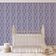 Papel de Parede Autoadesivo Peel-and-Stick, Estampa Blossom Bloom - Mural Estilo Asiático para Banheiro, Lavanderia e Closet Roxo - S4Sassy 63,5 cm (L) × 304,8 cm (C) / Roxo - Vinil Texturizado