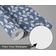 Papel de Parede Autoadesivo Decorativo Folhagem em Penas Vinil Impermeável Azul Removível para Inquilinos Quarto e Sala de Jantar - S4Sassy 63,5 cm (L) × 152,4 cm (C) / Azul - Vinil Liso