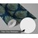 Papel de Parede Autocolante Decorativo com Samambaia, Vinil Impermeável Removível, Ideal para Inquilinos, Azul - S4Sassy 63,5 cm (L) × 152,4 cm (C) / Azul - Vinil Liso