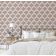 Papel de Parede Autoadesivo Removível Mural com Estampa Botânica em Arco Marrom para Parede de Entrada e Decoração de Escritório - S4sassy 63,5 cm (L) × 304,8 cm (C) / Marrom - Vinil Liso