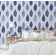 Papel de Parede Autoadesivo Removível com Estampa de Folhas Azuis Estilizadas, Destaque para Entrada e Decoração de Escritório - S4sassy 63,5 cm (L) × 152,4 cm (C) / Azul - Vinil Liso