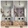 Papel de Parede Autoadesivo Boho Estampa Tribal Vinil Impermeável Roxo Removível Amigável para Inquilinos Quarto e Sala de Jantar - S4sassy 63,5 cm (L) × 914,4 cm (C) / Roxo - Vinil Texturizado