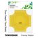 Moldes/Estênceis de Placa Traceease para Quilting e Patchwork, Conjunto de 3 (7,6/10,2/12,7 cm) para Costura DIY - S4Sassy Amarelo