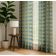 Cortinas de Algodão Extra Longas Para Tetos Altos/Portas Francesas - Filtra Luz, Bolso Varão/Alça Traseira, Jogo 2 Painéis Ikat - Vargottam 132,08 Cm (L) × 213,36 Cm (C) / Azul