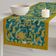 Caminho de Mesa de Algodão Duplo com Borda, Estampa Floral, Lavável à Máquina para Mesa de Jantar, Casas Rústicas e Modernas - Vargottam 35,56 Cm (L) × 182,88 Cm (C) / Amarelo