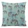 Capas de Almofada Luxuosas Estampadas Tema Azul, Capas Decorativas e Capa para Almofada de Sofá - Vargottam 50,8 Cm × 50,8 Cm – Quadrado / Azul