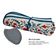 Tapete de Passar 71x122cm Dobrável em Algodão com Apoio de Silicone e Cantos Magnéticos, para Viagens e Espaços Pequenos, Floral - Vargottam 71,12 Cm × 121,92 Cm / Azul