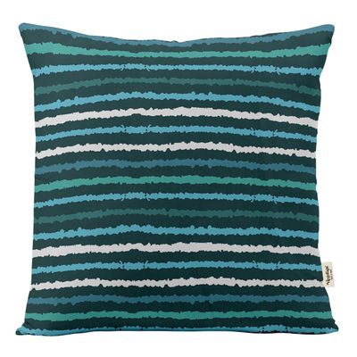 Capas de Almofada Decorativas Estampadas Tema Azul - Vargottam 45,72 Cm × 45,72 Cm – Quadrado / Azul