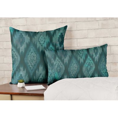 Capa de Almofada Decorativa Estampada com Tema Azul, Fronha Decorativa - Vargottam 30,48 Cm × 60,96 Cm – Retangular / Azul