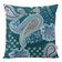 Capa de Almofada Decorativa Estampada Tema Azul - Vargottam 50,8 Cm × 50,8 Cm – Quadrado / Azul