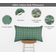 Capa de Almofada Decorativa Estampada Tema Verde Luxuosa para Lombar - Vargottam 60,96 Cm × 35,56 Cm / Verde