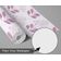 Papel Vinílico Autoadesivo Removível, Estampa Moderna de Folhas, Resistente à Água, Roxo, Estilo Asiático para Quartos e Salas - S4Sassy 63,5 cm (L) × 152,4 cm (C) / Roxo - Vinil Liso