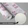Papel Vinílico Autoadesivo Removível, Estampa Moderna de Folhas, Resistente à Água, Roxo, Estilo Asiático para Quartos e Salas - S4Sassy 63,5 cm (L) × 152,4 cm (C) / Roxo - Vinil Texturizado
