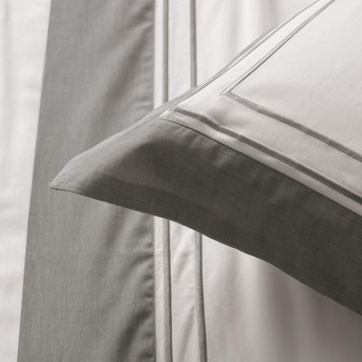 Jogo De Cama King 4 Peças Altenburg Cetim 300 Fios Essential Cinza