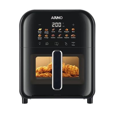Fritadeira Air Fryer Easy Fry Turbo AFI6 1735W 6 Litros Arno Preto / 127V