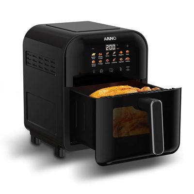 Fritadeira Air Fryer Easy Fry Turbo AFI6 1735W 6 Litros Arno Preto / 127V