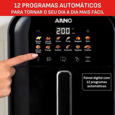 Fritadeira Air Fryer Easy Fry Turbo AFI6 1735W 6 Litros Arno Preto / 220V