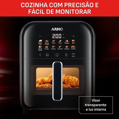 Fritadeira Air Fryer Easy Fry Turbo AFI6 1735W 6 Litros Arno Preto / 220V