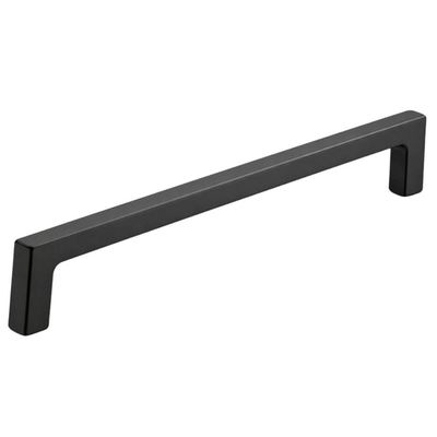 Kit 25 Puxadores Alça Mano 12,8cm Preto Armários Bigfer Portas Gavetas