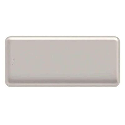 Kit 12 Bandejas Pratos Servir Porções Petiscos Entradas 34x15cm Plástico Bege Ou