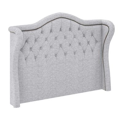 Cabeceira Casal Queen 160 Cm Orgânica Milão Linho Cinza Claro - Nexta Casa