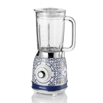Liquidificador Ariete 590 Capri 1000W 1,5L com Copo em Vidro Branco 4 Velocidades 220V
