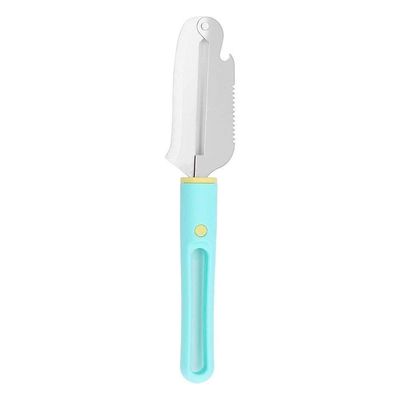Conjunto Utensilios De Cozinha 4 Em 1 Ralador Faca Batedeira Descascador Aço Inox