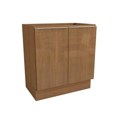 Balcão Cozinha Modulado Vibra T624 C/ 2 Portas S/tampo 80cm Canela Lacca Kappesberg