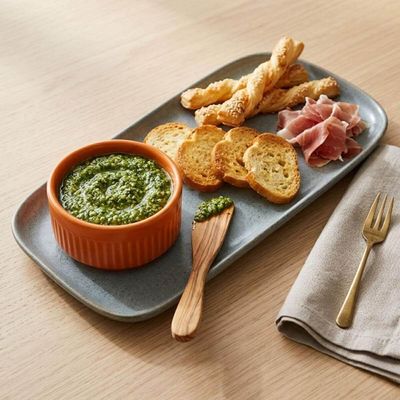 Kit Tigela 630ml e Ramekin 50ml em Porcelana Canelada Laranja Linha Assar e Servir Germer