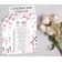 Cartões Quadrados em Branco para Chá de Noiva e Despedida de Solteira, Jogo Floral para Preencher Ideias de Presente, 50 Unid. - Inkdotpot 12,7 Cm × 17,78 Cm / Branco - Conjunto de Jogos