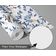 Papel de Parede Monocromático Autoadesivo com Pássaros e Ramos, Vinil Azul Removível DIY para Parede de Entrada, Decoração Fácil - S4Sassy 63,5 cm (L) × 914,4 cm (C) / Azul - Vinil Texturizado