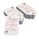 Etiquetas de Papel 'Abraços e Beijos' para Lembrancinha de Casamento, Penduradas em Foil Artesanal - Inkdotpot 100 Etiquetas Metalizadas / Branco - Ouro Rosé