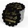 Etiquetas de Papel Metalizado para Pendurar 'Kiss The Miss Goodbye' para Lembrancinhas de Despedida de Solteira - Inkdotpot 50 Etiquetas Metalizadas / Preto - Prata
