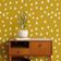 Papel de Parede Pássaros Voando Amarelo, Vinil Autoadesivo Decorativo, Revestimento DIY Fácil para Quarto, Sala e Ambientes - S4Sassy 63,5 cm (L) × 914,4 cm (C) / Amarelo - Vinil Liso