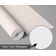 Papel de Parede Autoadesivo, Linhas Geométricas, Bege Monocromático, Vinílico Removível, para Parede de Entrada, Decoração Fácil - S4Sassy 63,5 cm (L) × 609,6 cm (C) / Bege - Vinil Texturizado