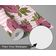 Papel de Parede Autoadesivo Listras de Peônia, Contact Vinílico à prova d'água, Rosa, Removível para Quarto e Sala de Jantar - S4sassy 63,5 cm (L) × 304,8 cm (C) / Rosa - Vinil Texturizado