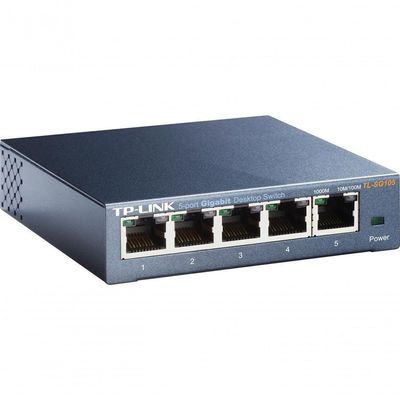 Switch 5 Portas Gigabit Tl-sg105 Smb