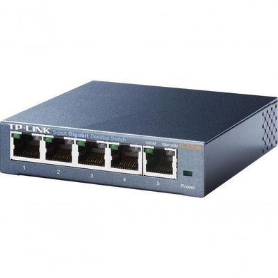 Switch 5 Portas Gigabit Tl-sg105 Smb